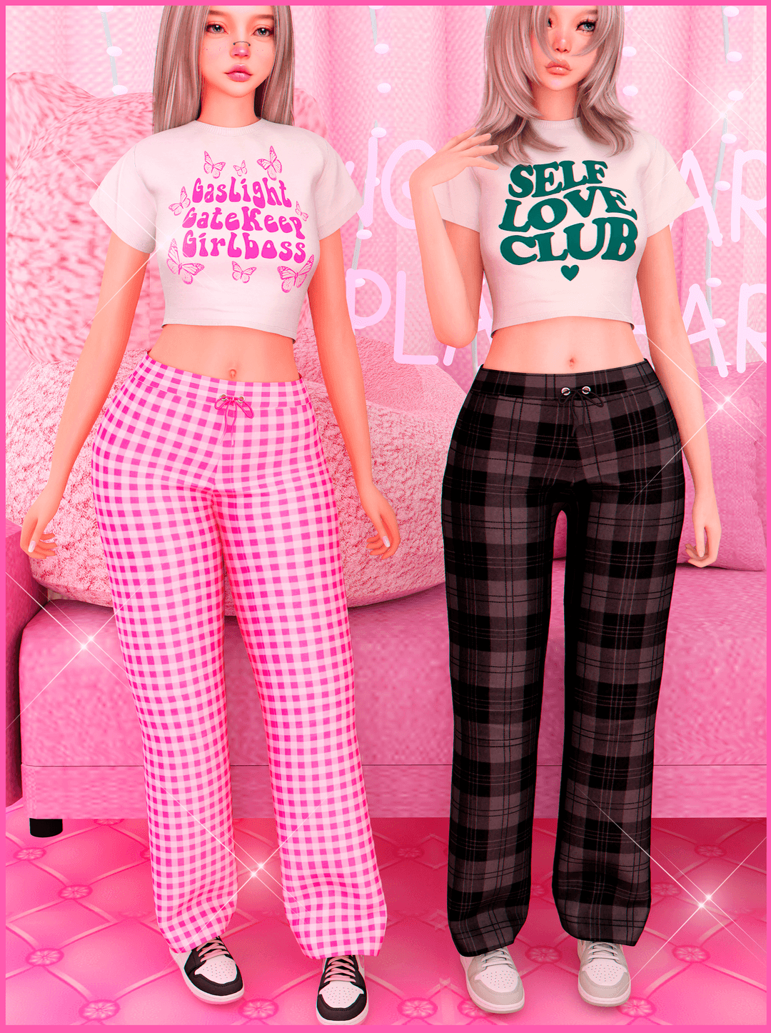 Штаны и футболка Sadly girl fit